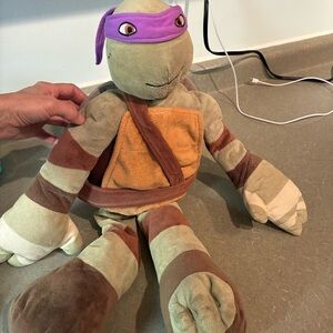 Nickelodeon TMNT Donatello Plush Jay Franco Pillow Buddy**FLAWS